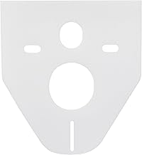 soundproofing set for wall-mounted toilet, bidet standard, 4 mm, white, 7440