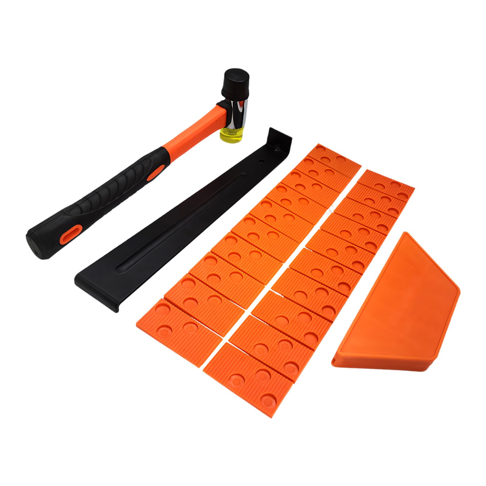 Hsioluted D Multipurpose Comprehensive 23 Item Flooring Fitting Installation Set With Comfortable Grip Handles An Storage Case Woo Floor Installation Gear