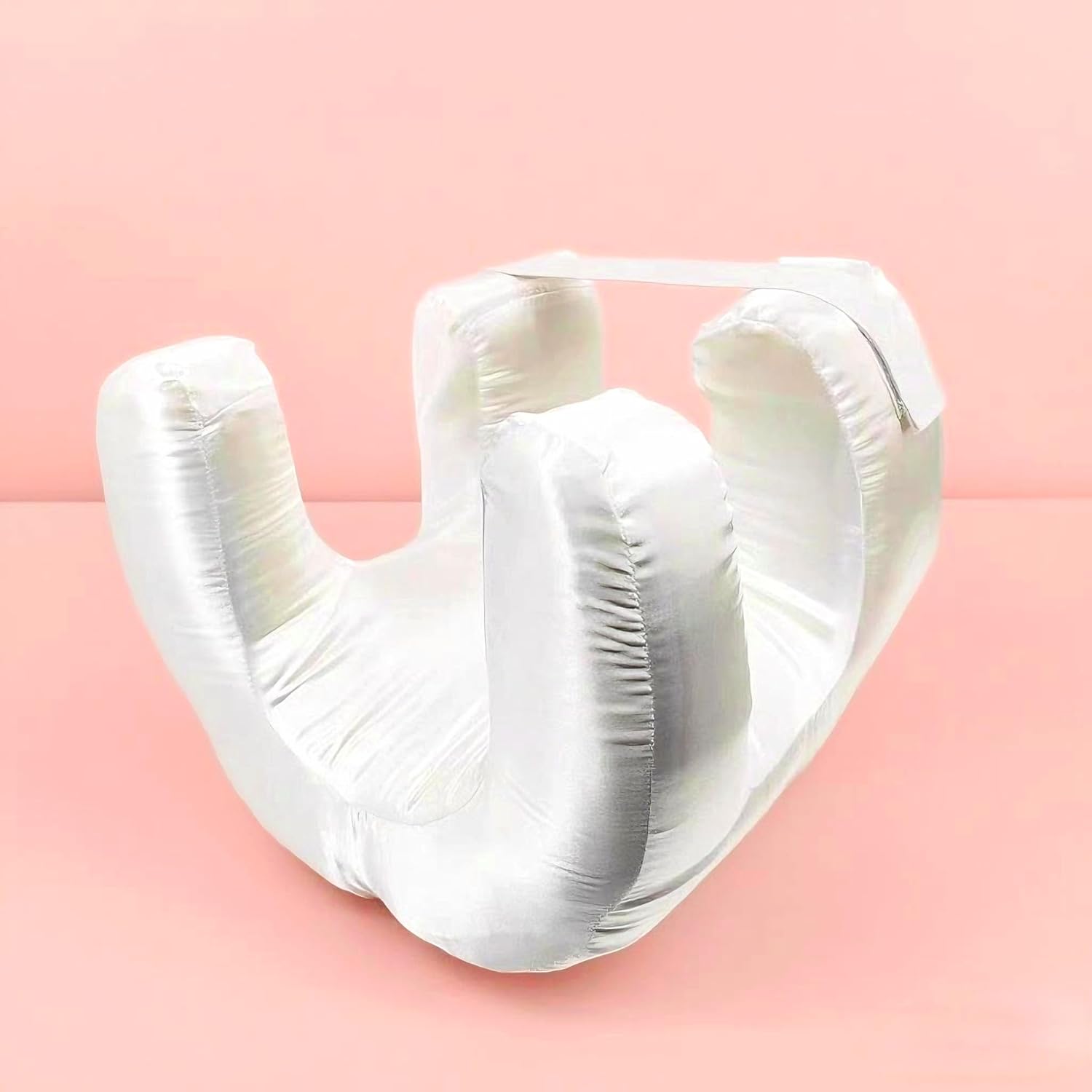 Pillow Beauty Sleep Anti Wrinkles-Aging Side Sleeper Pillow Back Sleeping Pillows for Maintain Unlined Face and Reduce Sleep Lines Slow Rebound Memory Foam Filling(White)