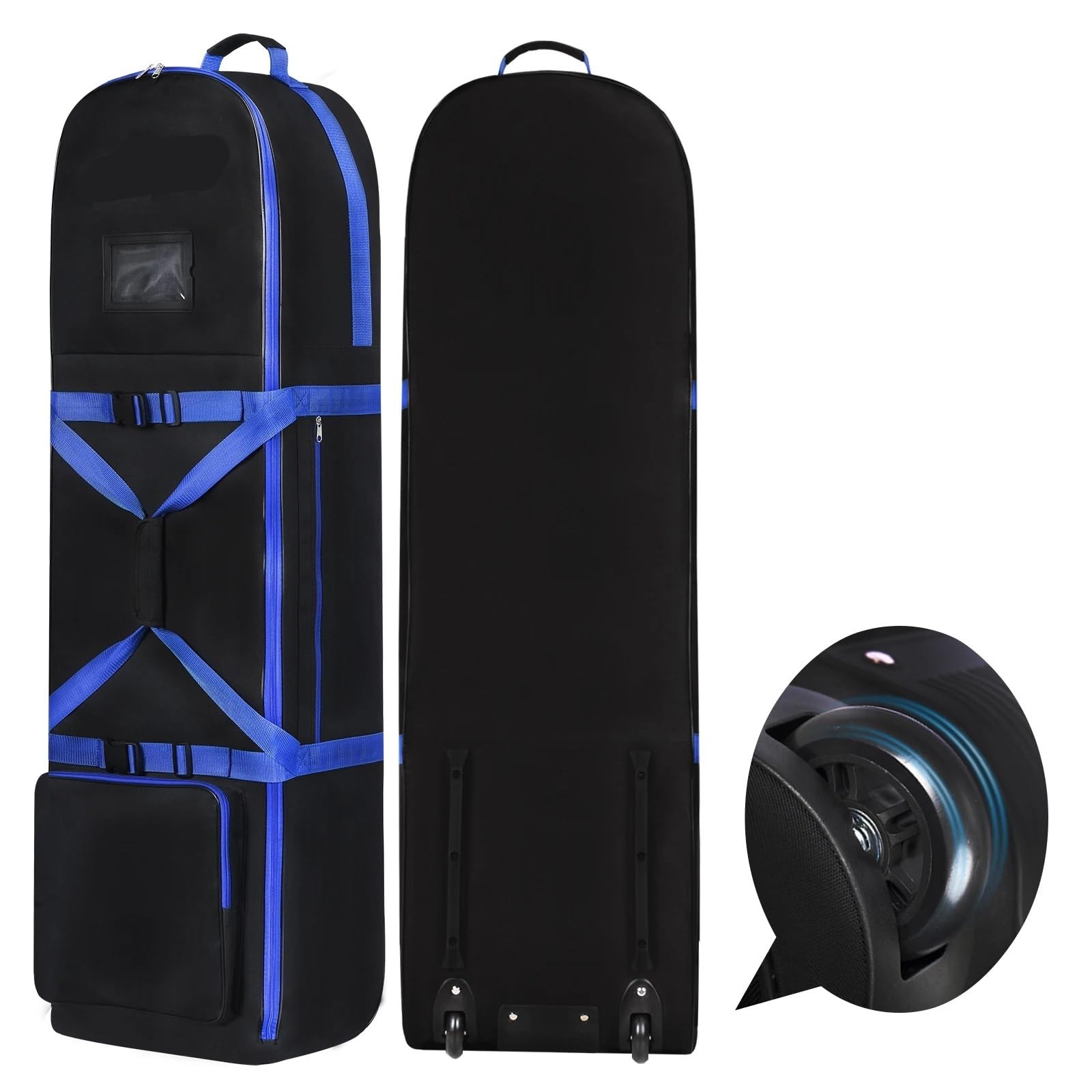 Funda para Bolsa De Golf Bolsa de aviación Golf Estuche Transporte Viaje en avión Plegable Gran Capacidad