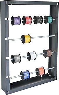 AdirPro Wire Spool Rack - Superior Strength Wire/Cable Dispenser - Conduit Display & Storage for Electrical Industrial & R...