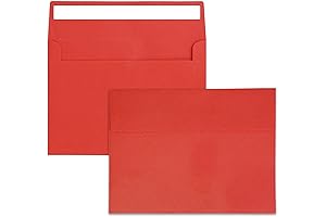 50 RED ENVELOPES PACKED FOR MULTIPLE MAILING NEEDS