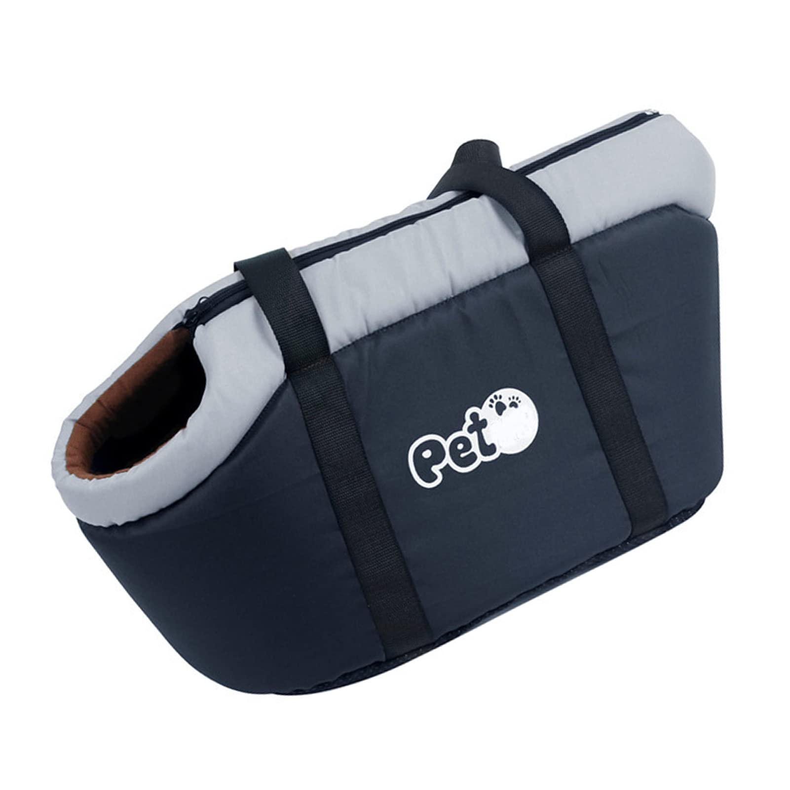 Borsa da Viaggio per Gatti, Morbida e Traspirante, Borsa da Trasporto per Animali Portatile Pieghevole e Impermeabile con Spallacci per Lo Shopping, Viaggi,(43x30x28cm/17.0x11.8x11.0in-Nero)