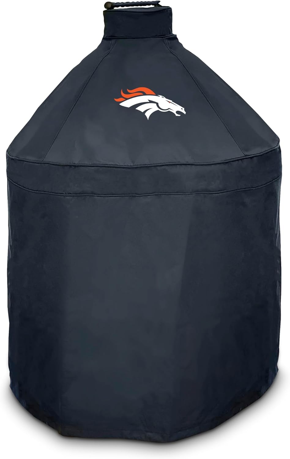 FANMATS 42775 NFL - Denver Broncos - Black KAMADO Style Grill Cover with Primary Logo - 27" x 27" x 40"