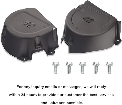 Miniatura 7 de GY21084C GY21773 GY21084 GX22456 Escudo LH/RH con tornillos compatibles con tractores John D-eere 107S, D100, D105, D110, D120, D125, D130 Series