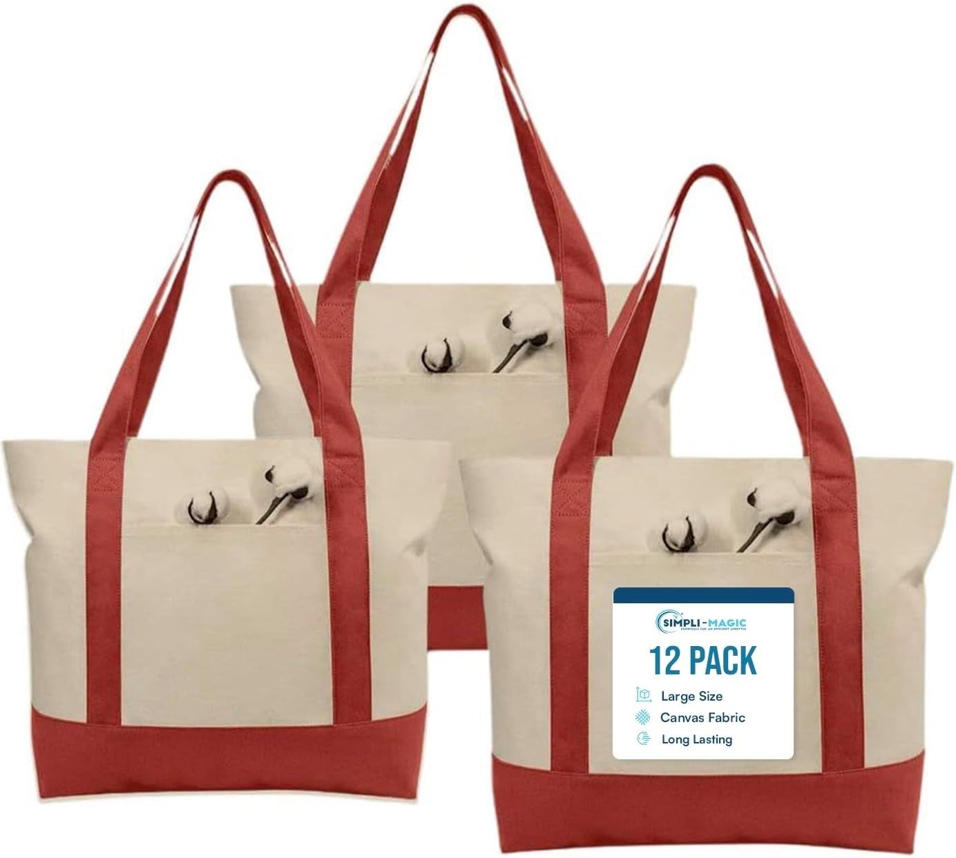 Simpli-Magic Stylish Canvas Tote Bag