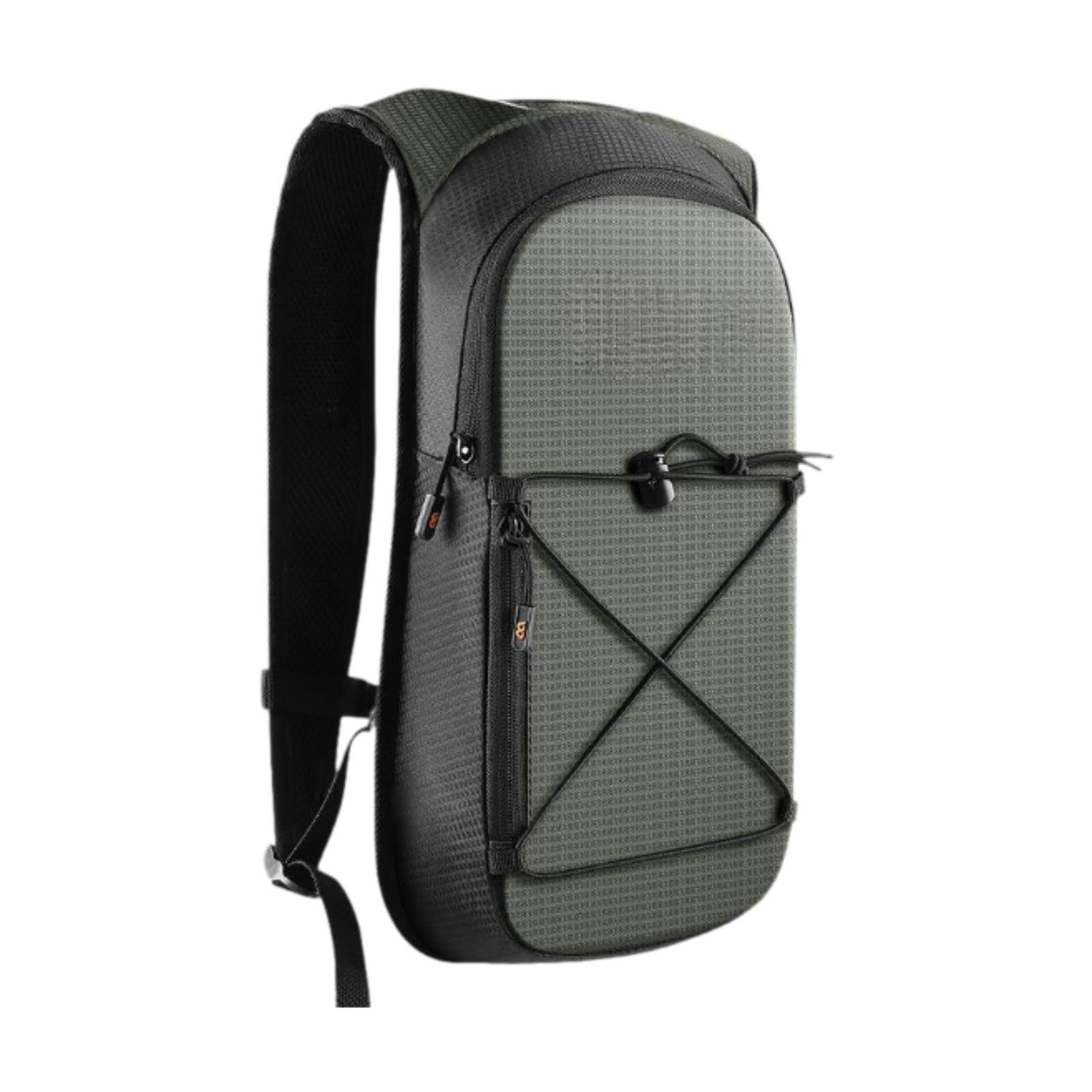 SAZ DEKOR Hydration Backpack Rucksack Practical Daypack for Camping Backpacking Biking Gray-picture-16