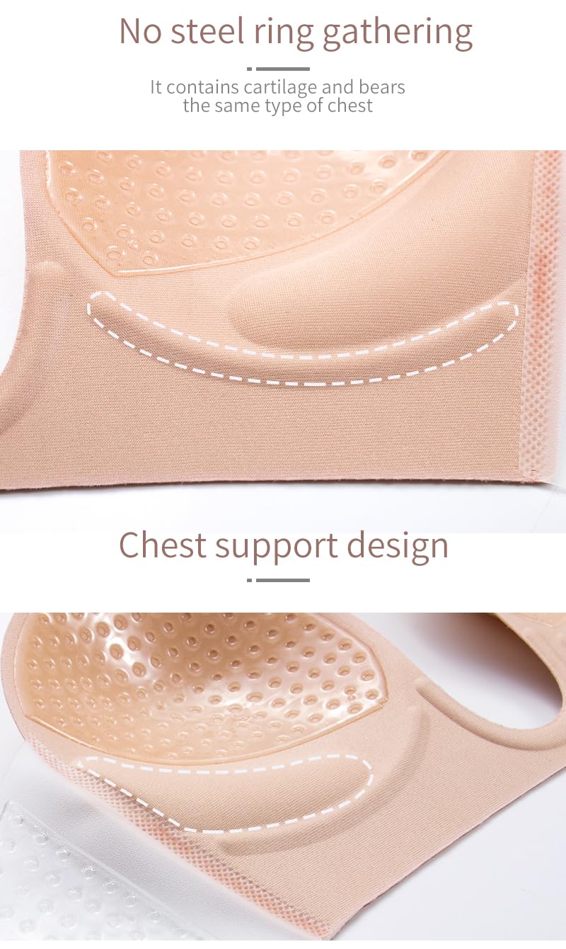 Reggiseno invisibile spingere su copricapezzoli senza spalline traspirante confortevole alta viscosa autoadesivo copricapezzoli riutilizzabile reggiseno copricapezzoli Confortevole/Beige/A