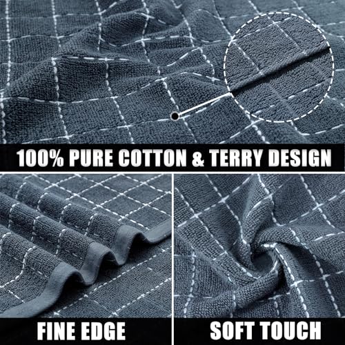 Mordimy 100% Cotton Terry Cloth Kitchen Towels, Super Soft And Absorbent Dish Towels For Drying thumb #1