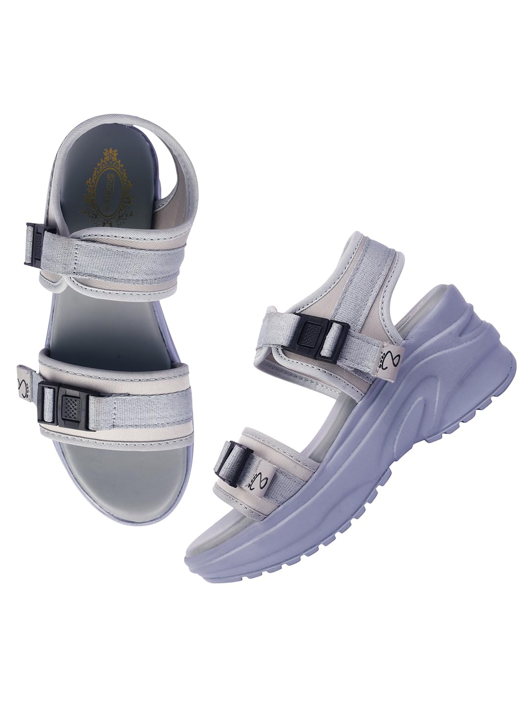 Shoetopia Womens Sandal-8 Kids UK (Gem-Grey)-EU41 (B0D2RT3MBJ) Amazon Price History, Amazon Price Tracker