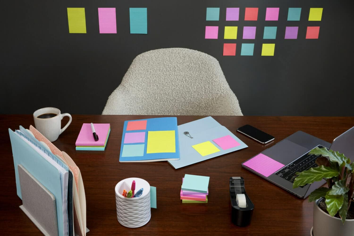 Post-it, 3M, Bloco de Notas Adesivas, Coleção Supernova, Neon, 76x76mm, 270 folhas