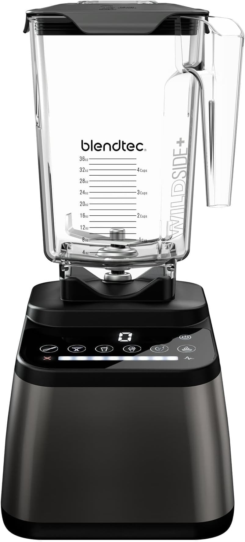 Original Designer Series Blender and 90 Oz WildSide+ Jar - Kitchen Blender Bundle - Gunmetal