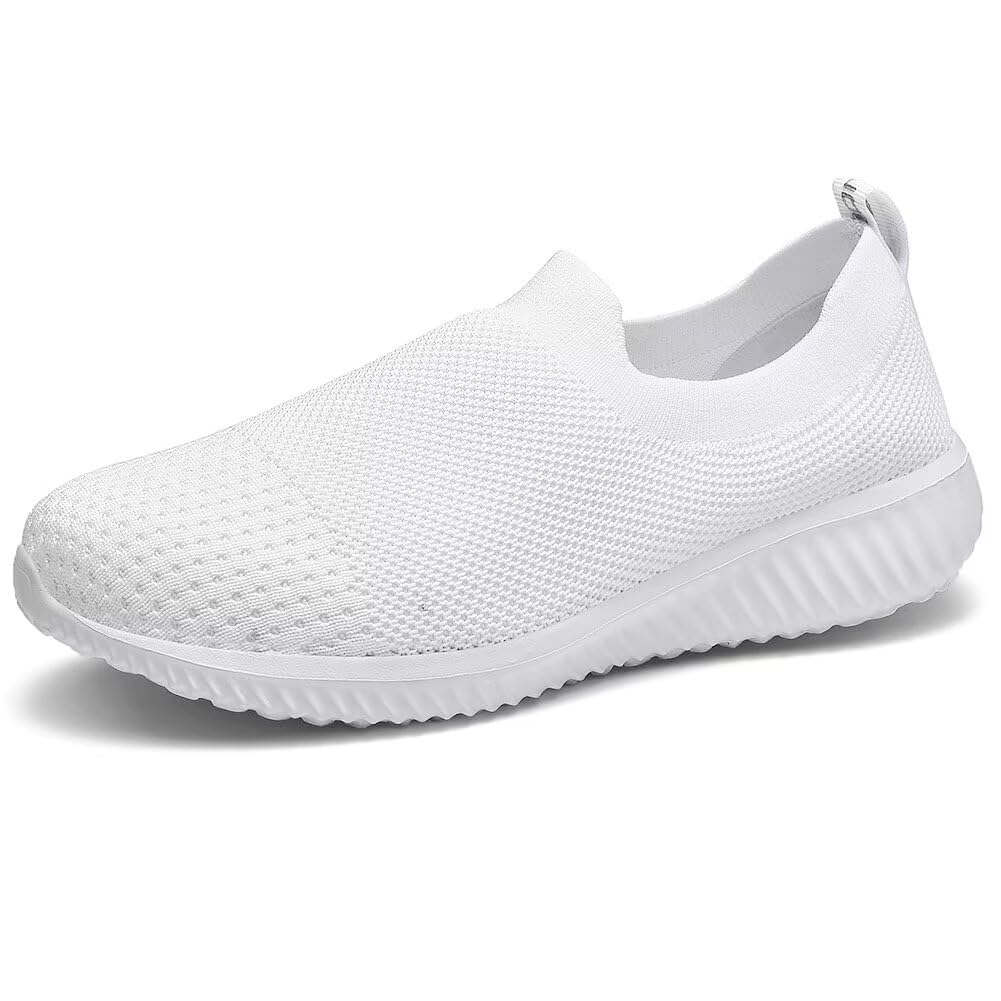 TIOSEBON Damen Slip On Sneaker Bequeme Memory Foam Laufschuh