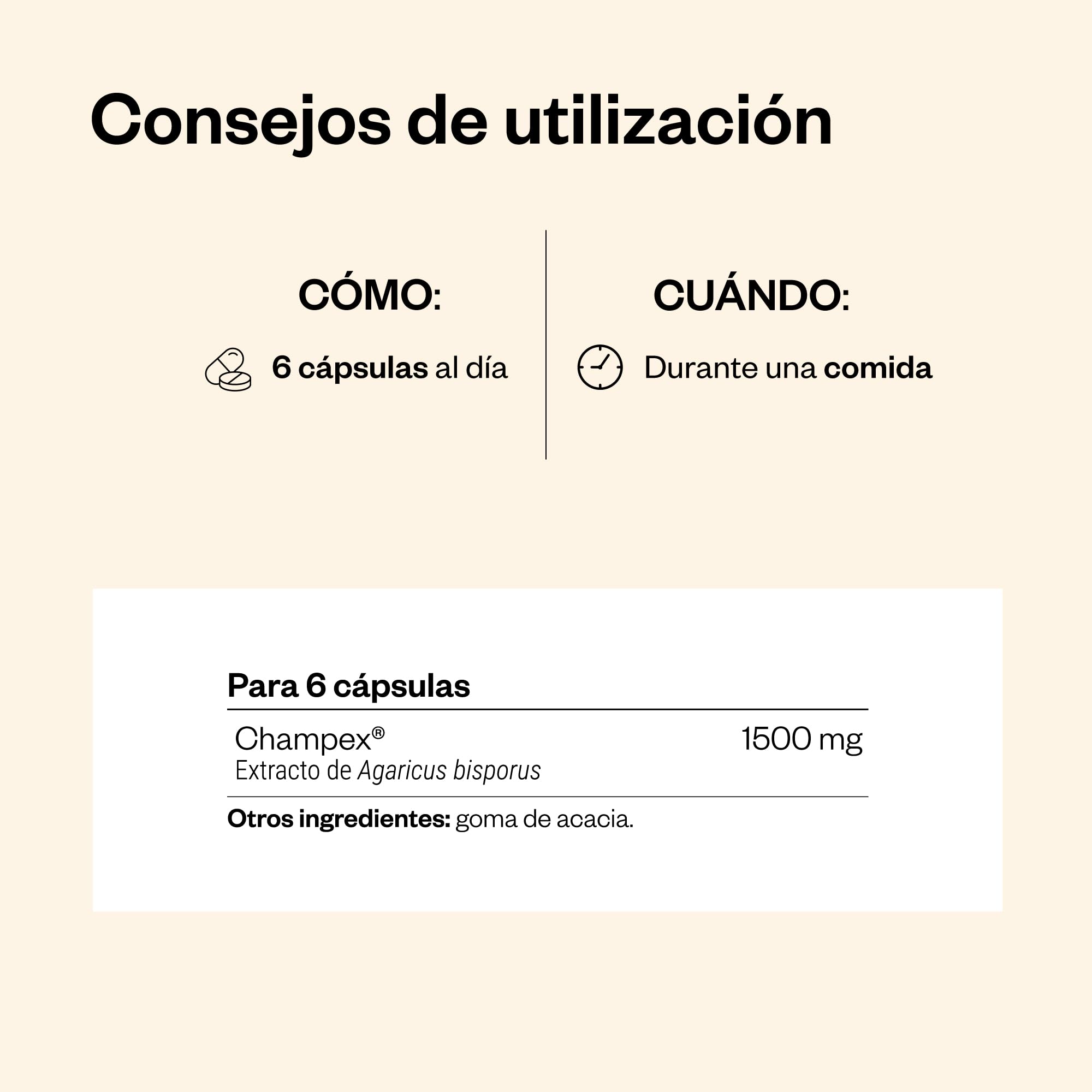 Champex - Reducir el Mal Aliento y el Olor Corporal - Vegano - SuperSmart | Para la Halitosis y el Mal Aliento Estomacal - Purifica sus Intestinos - Extracto de Agaricus Bisporus - Sin Gluten