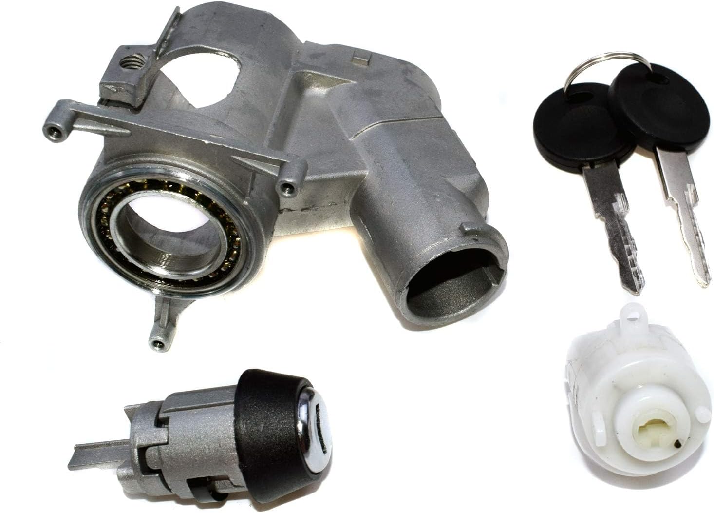 Ignition Column Lock Cylinder +Housing +Switch Kit Fit for VW Jetta Golf Transporter Audi 4000 321905851D,111905865L