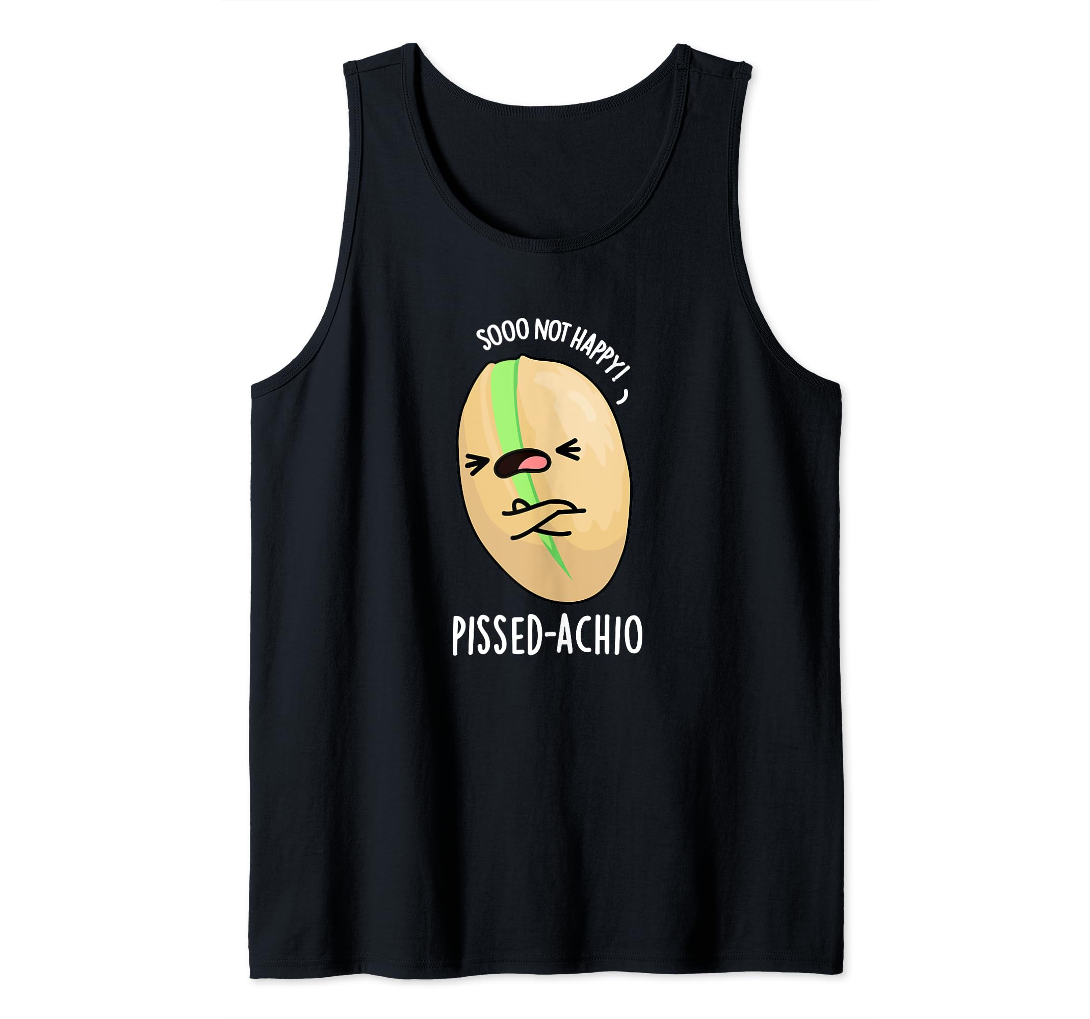 Pissed-achio Funny Pistachio Pun Tank Top