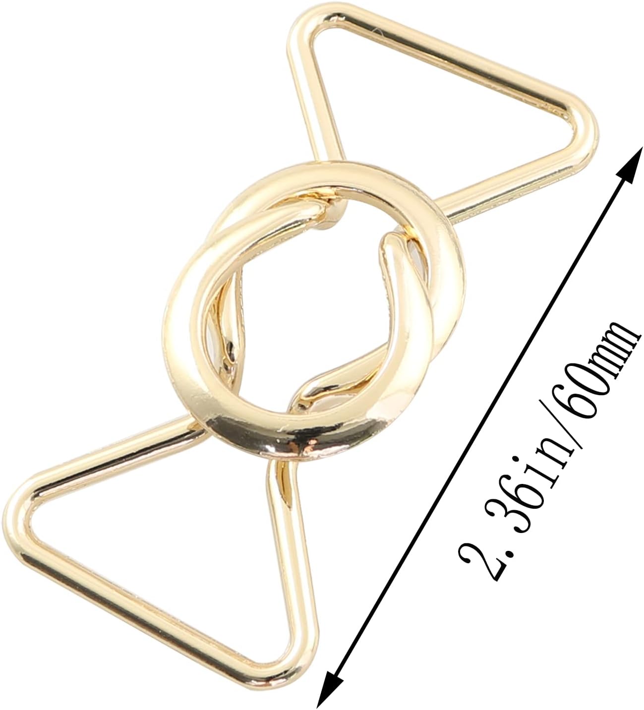 2PCS 25mm Interlocking Metal Buckle Clasp for DIY Waist Belt, Hand Sewing, Dress Making - Belt Accessories - Image 4