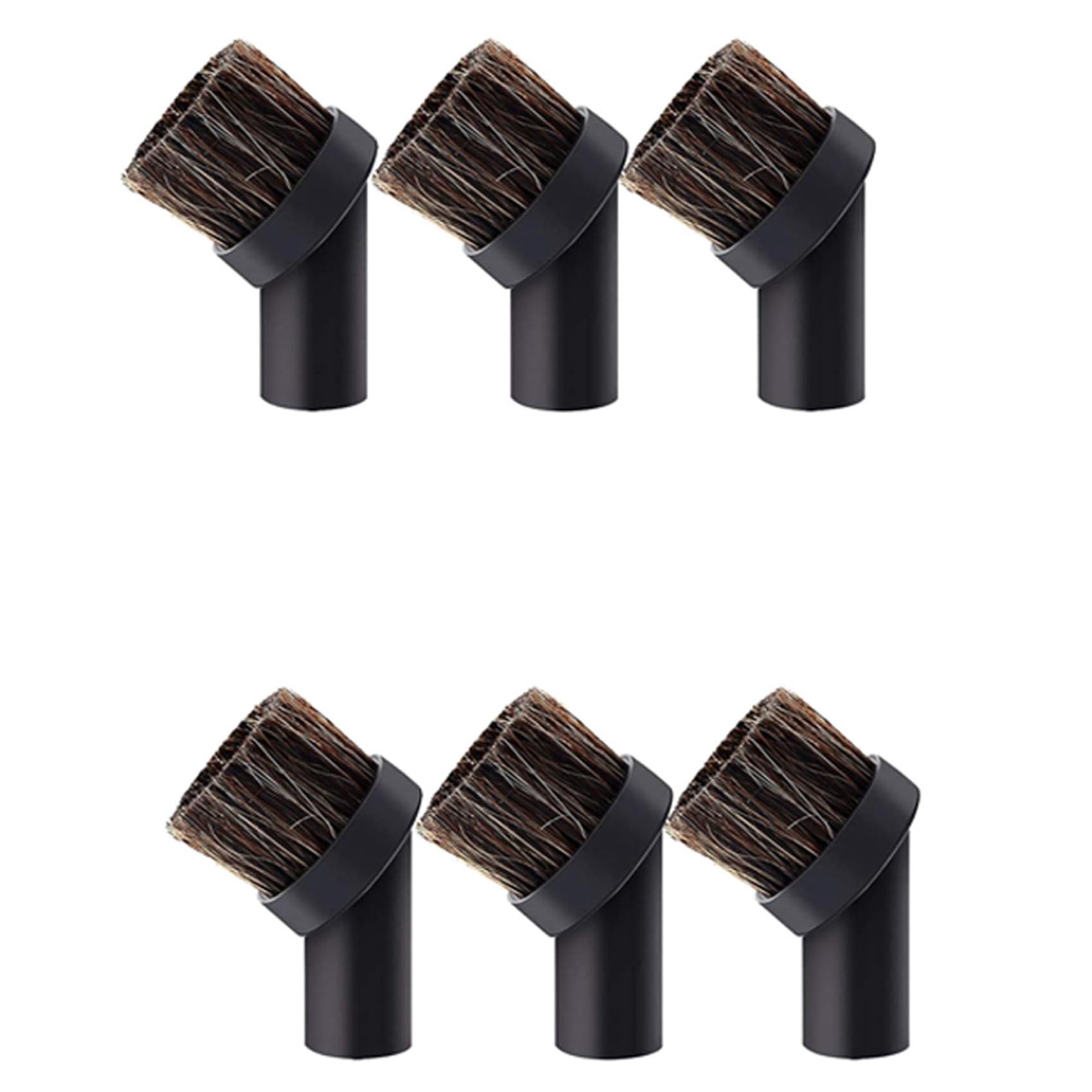 Hndhbfgrt 6 Pieces Vacuum Cleaner Attachment Soft Horsehair Bristle Dusting Brush Vacuum Replacement,Cleaning Tools,Inner dia 32mm