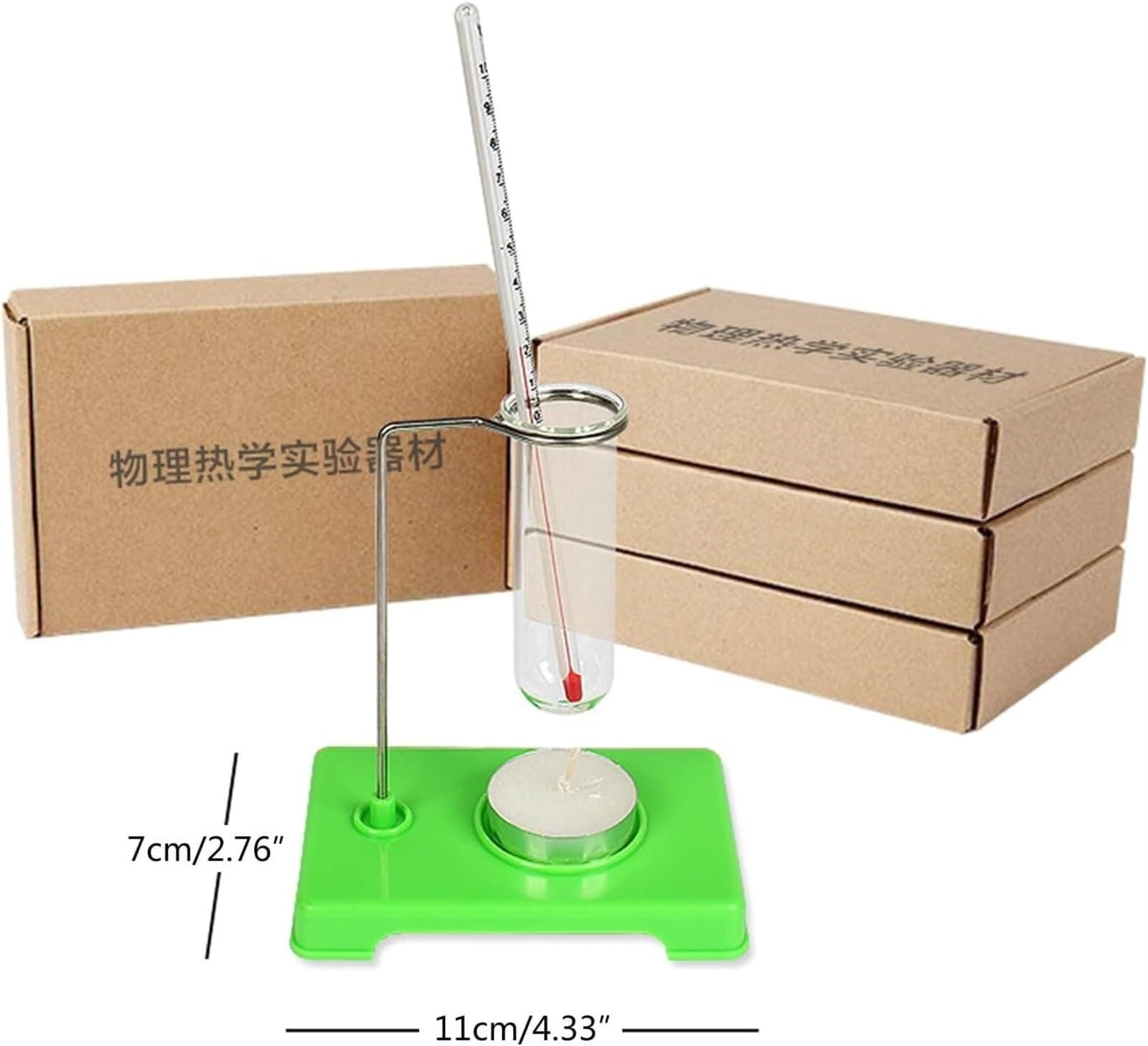 Explora La Vaporización Y La Licuefacción con El Termómetro Equipo De Experimentación De Física Y Calor Tubo De Ensayo Equipo De Experimentación De Física De Temperatura Ensemb