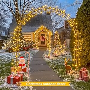 JMEXSUSS 66ft 200 LED Christmas Lights Outdoor, Warm White Christmas Lights Indoor Plug in, 8 Modes Twinkle String Light for Outside Tree Bedroom Wedding Party Ceiling Home Decorations JMEXSUSS 66ft 200 LED Christmas Lights Outdoor Warm White Christmas Lights Indoor Plug in 8 Modes Twinkle String Light for Outside Tree Bedroom Wedding Party Ceiling Home Decorations