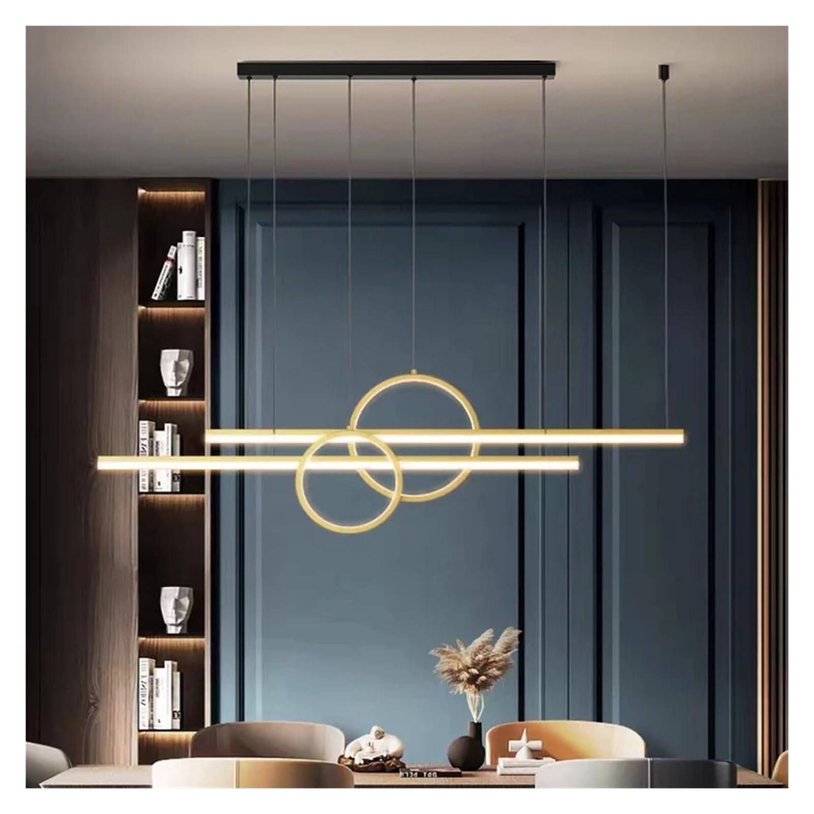 Lustre suspension LED moderne pour table à manger et cuisine