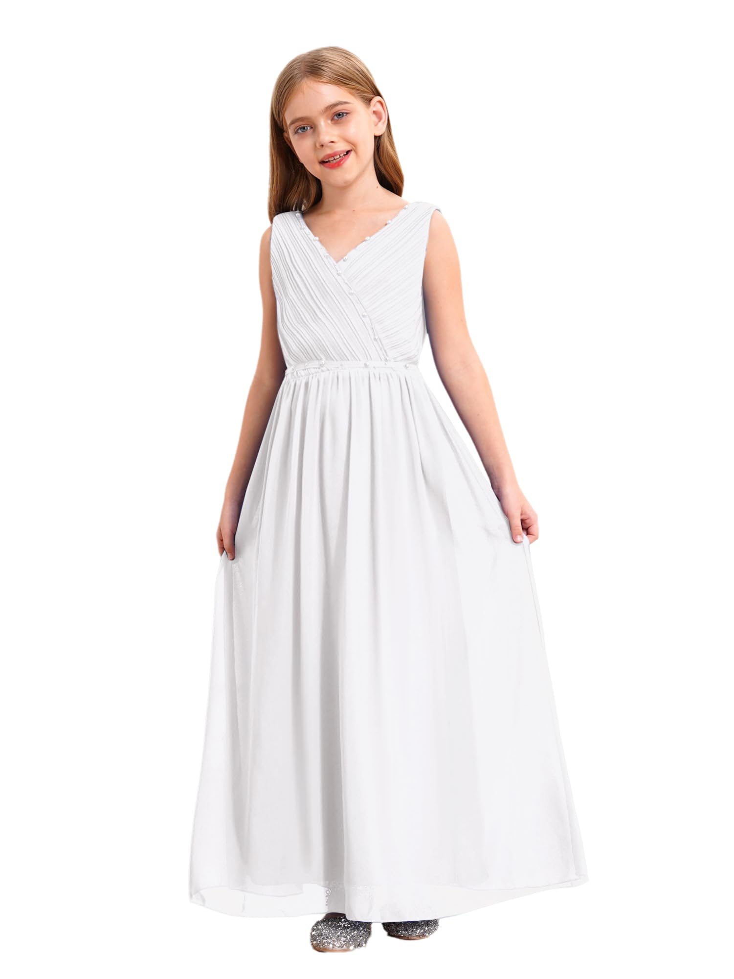 Vestido cómodo de niña para fiestas que evita rozaduras en la piel 7