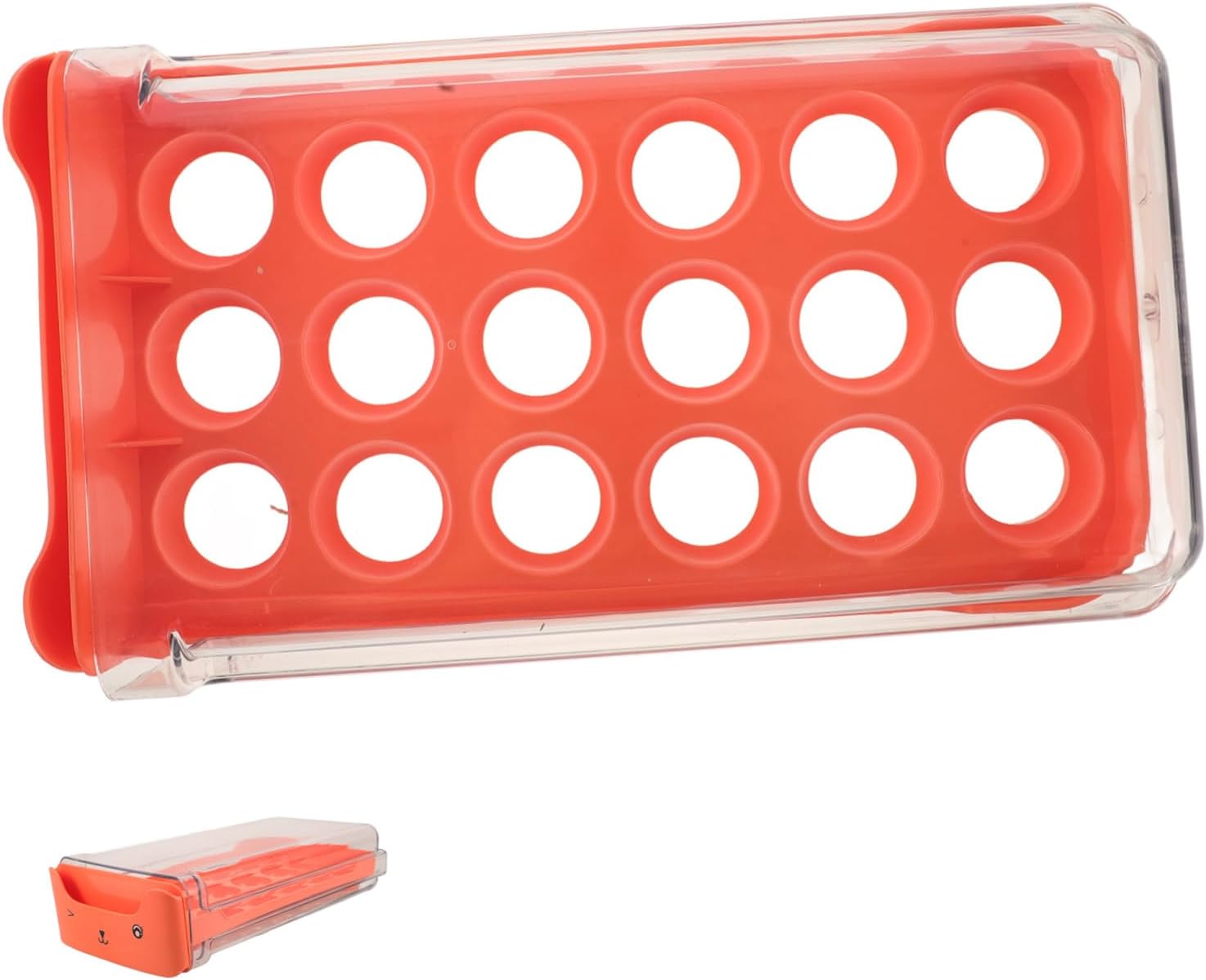 jojofuny Stackable Egg Holder Refrigerator Egg Storage Space-saving Organizer Container