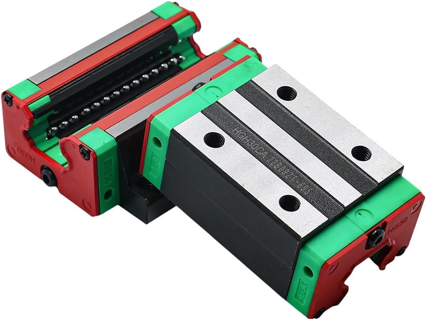 HGW30CC HGH30CA Square Flange Slider Bearing Block Carriage Fit HGR30 Linear Guide Rail for CNC Engraver Router(4pcs HGH30CA)