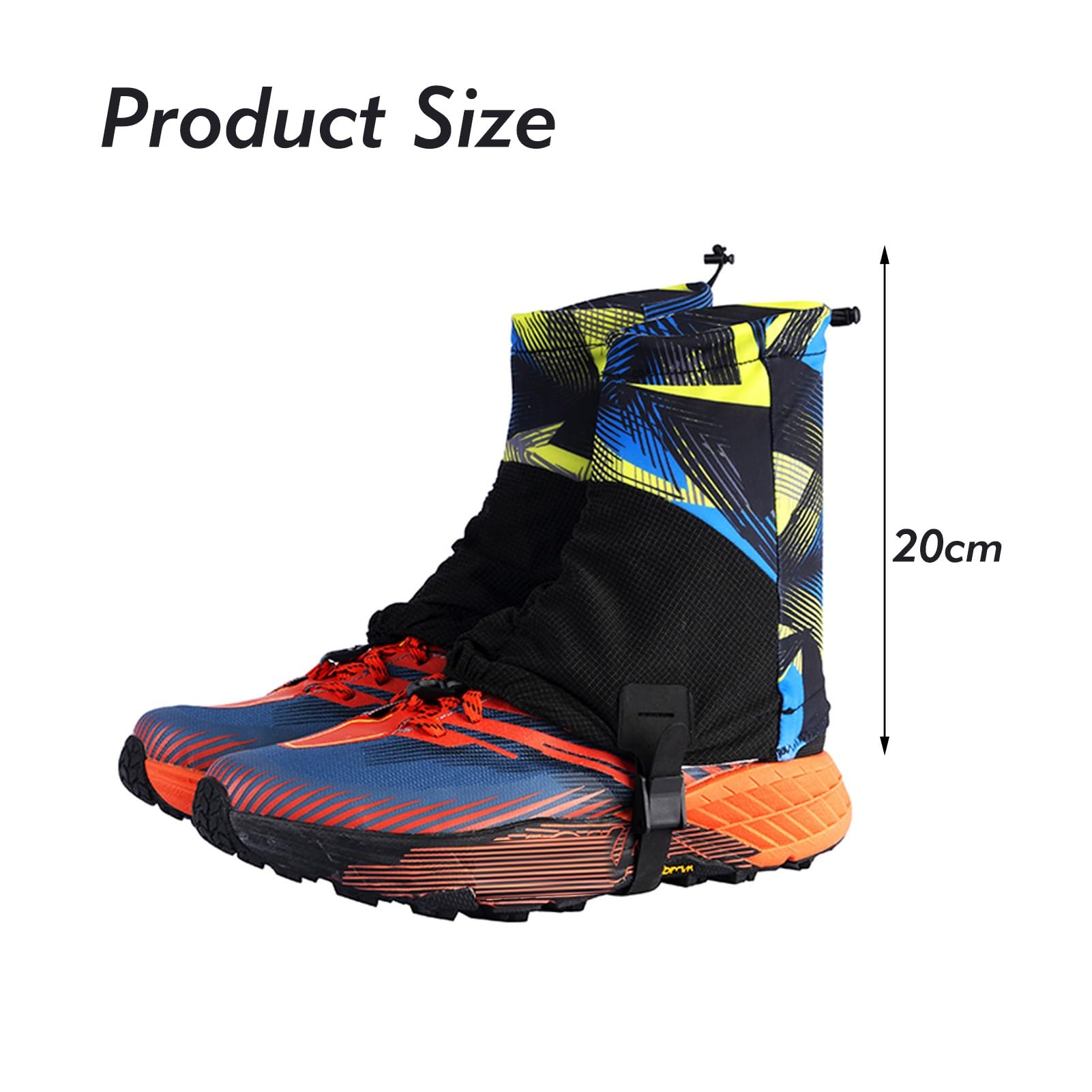 Polainas for piernas, polainas for exteriores, polainas impermeables y duraderas, trail running, accesorios for senderismo y montañismo en el desierto, polainas for ciclismo (1 par)