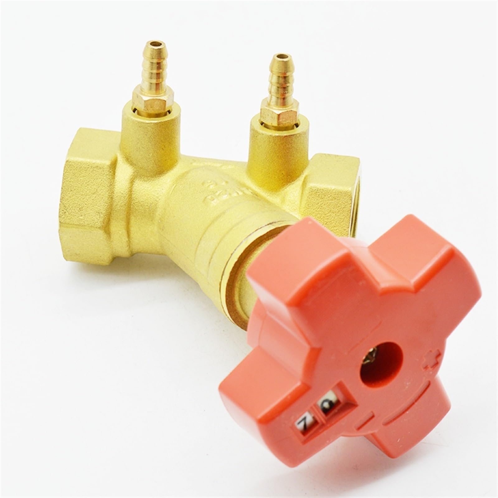 1PCS Messing Zentrale Klimaanlage Heizung Rohr FGVPH Durchflussregelventil Ziffer(DN40)