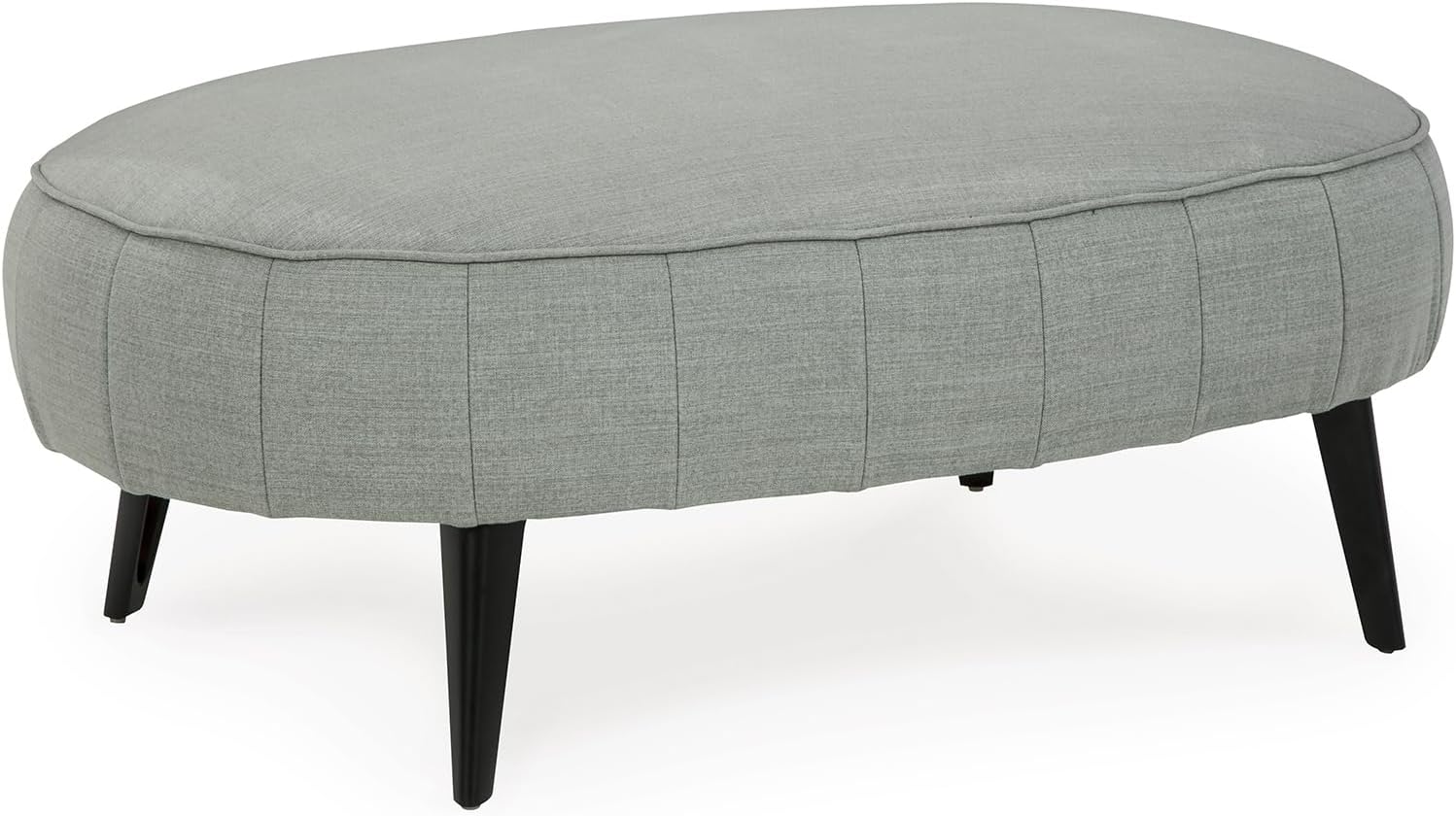 Signature Design by Ashley Hollyann Mid-Century Modern Oversized Ottoman, Gray
