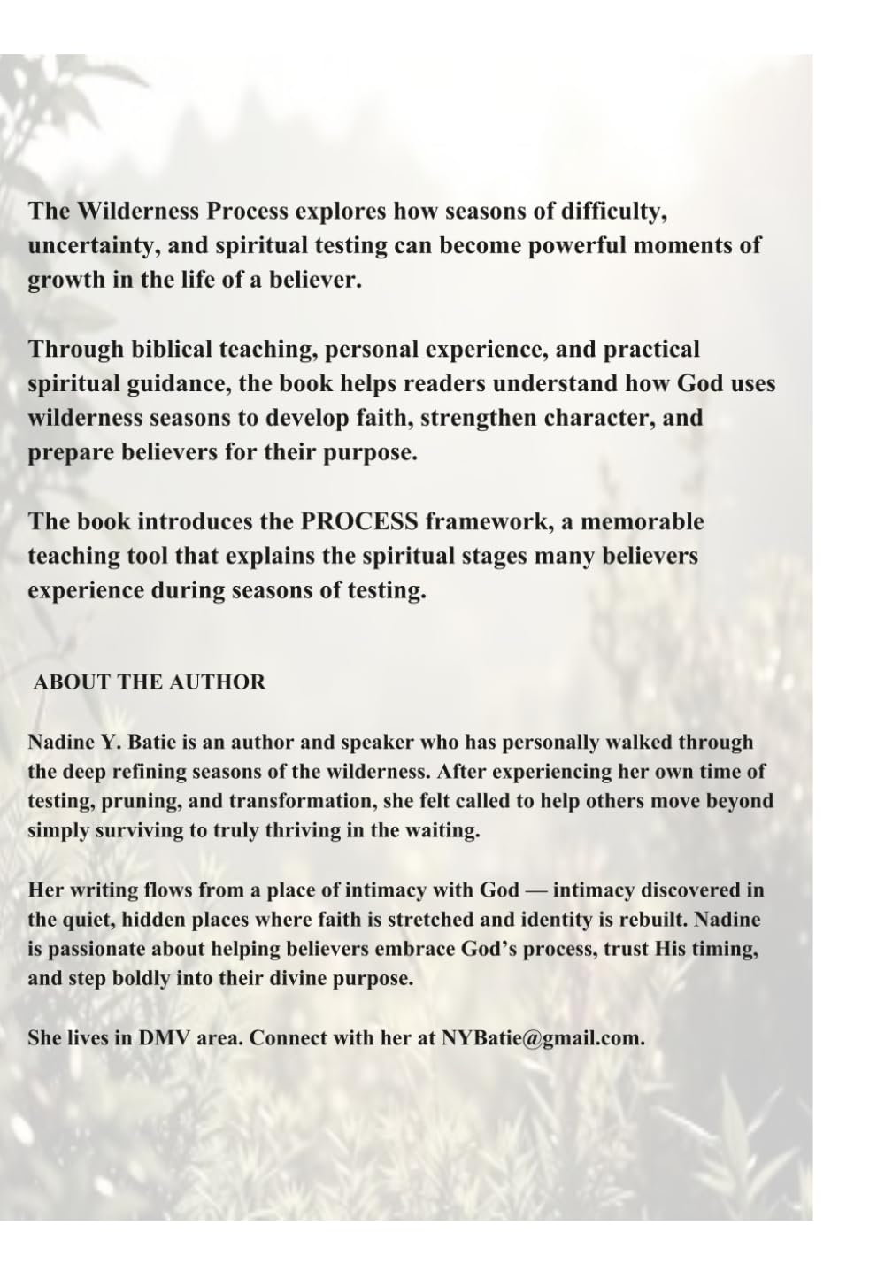 The Wilderness Process: How God Uses Trials, Testing, and Surrender to Prepare You for Purpose