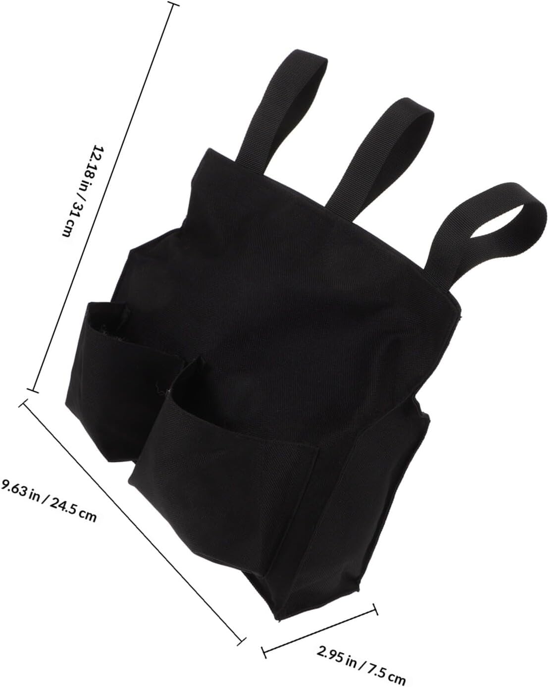 PRETYZOOM Baseball Referee Ball Bag Umpire Waist Pouch Large Oxford Cloth Softball Equipment Storage for Baseball Game
