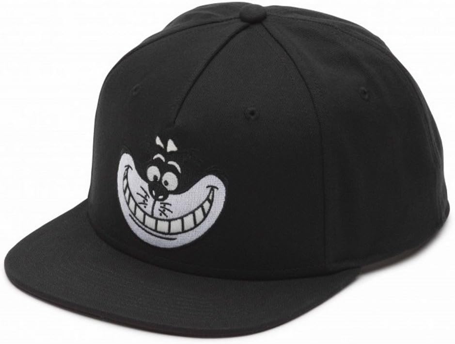 Vans Men's Disney Cheshire the Cat Snapback Cap Hat, One Size, Black