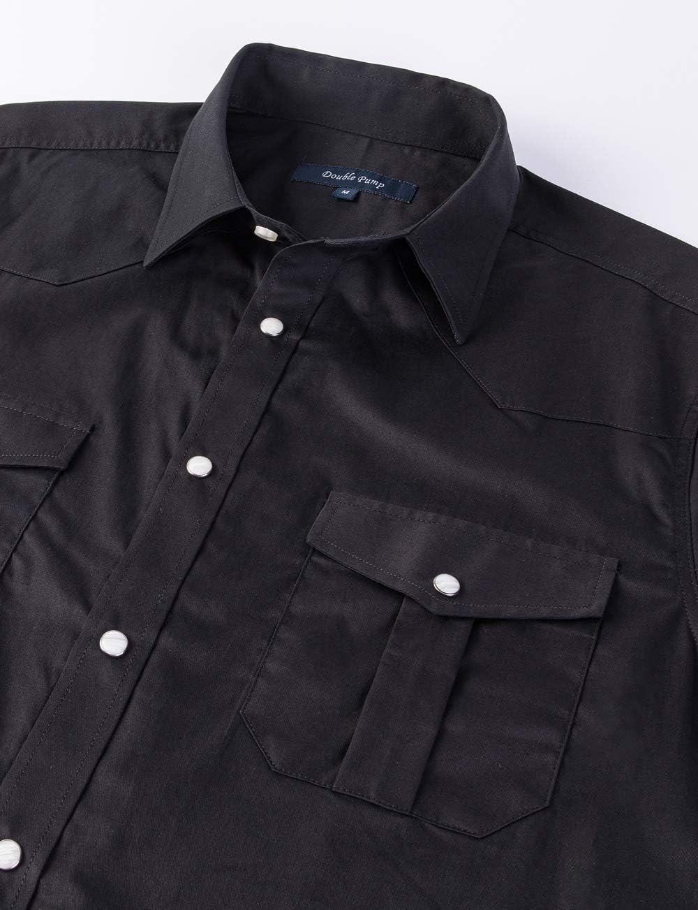 Western Shirts for Men with Snap Buttons Regular Fit Plaid Mens Long Sleeve Shirts Casual - Image 2