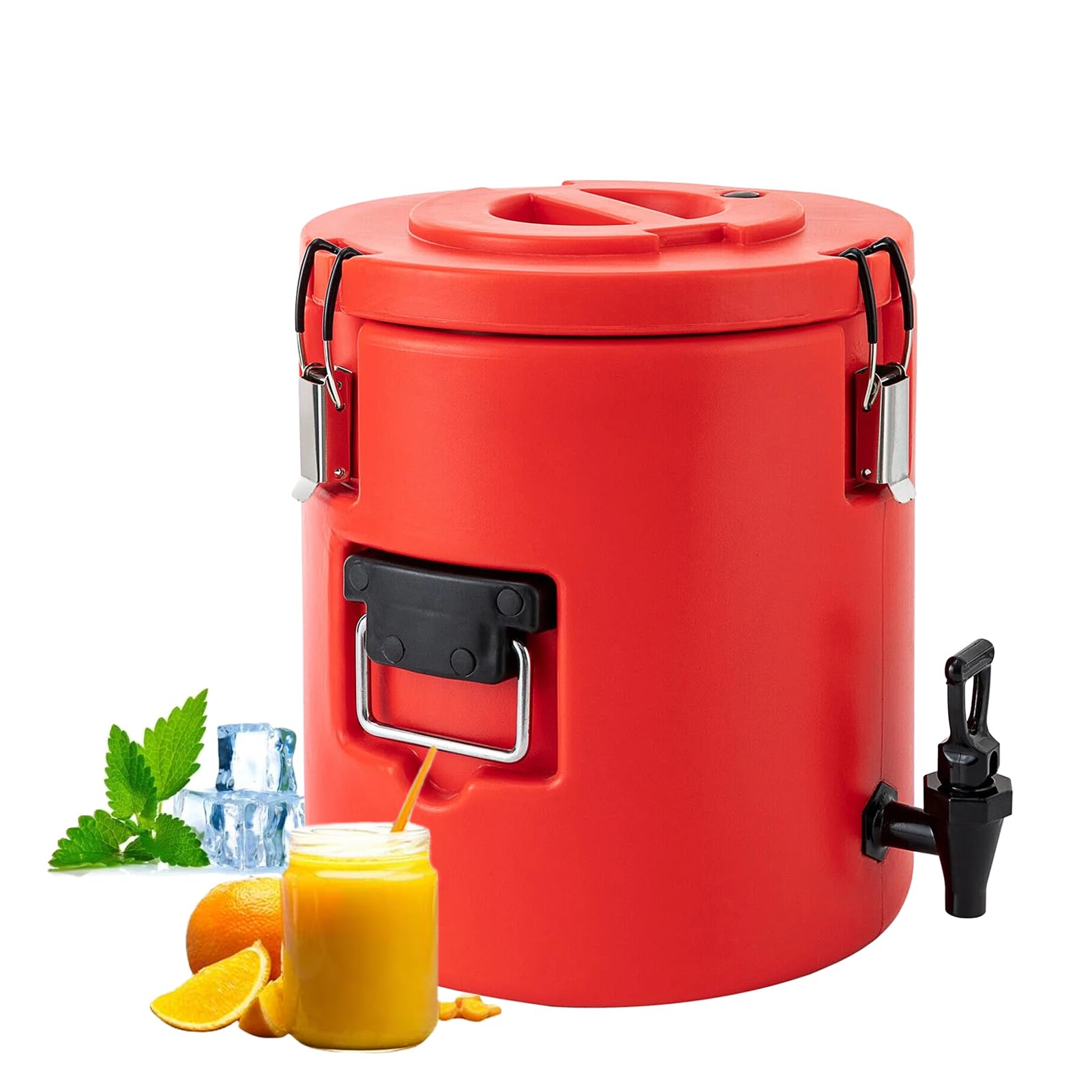 Distributeur de boissons isotherme en acier inoxydable de 50 L haute durabilité