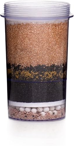 Miniatura 9 de Santevia Filtro de sistema de agua por gravedad + filtro de repuesto de fluoruro y cloro  Filtro de agua para el hogar que hace que el agua sea