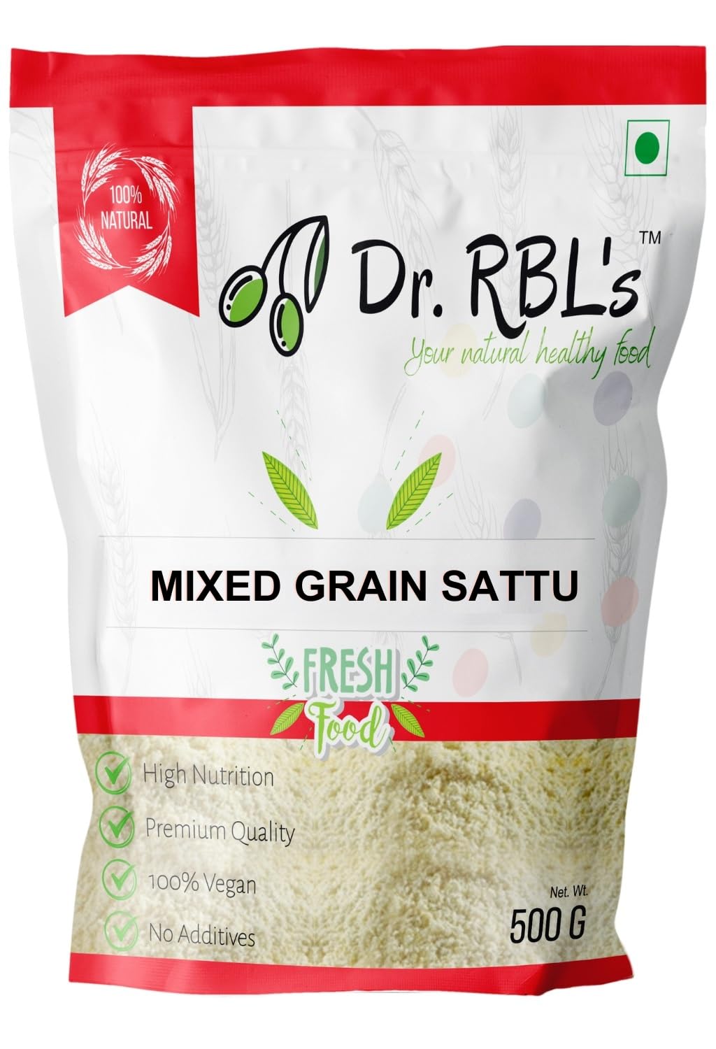 Dr. RBL's Sattu Powder Mixed Grain Sattu Atta Chana Sattu with Jau