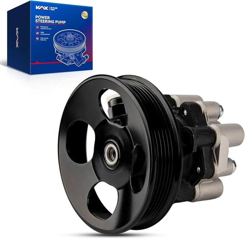 Bomba da direção hidráulica KAX com polia para Toyota Tundra 4.7L 2000–2006 e Sequoia 2001–2007 – 1 unidade
