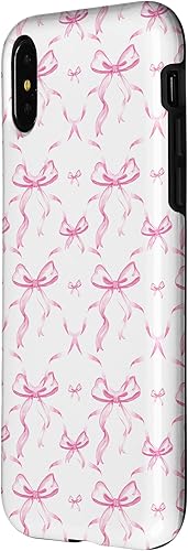 Miniatura 8 de Cintas y lazos estéticos rosas para iPhone 13 en estuche de acuarela