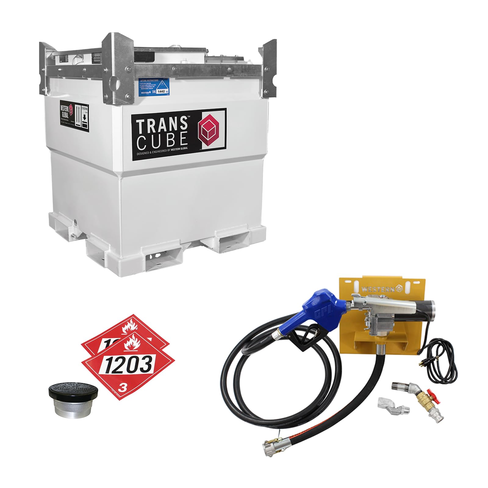 Amazon.com: Western Global Fuel Transfer Tank 10TCG