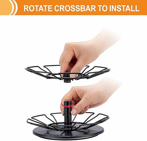 Miniatura 3 de ZCDCP Soporte para tazas K de 6 niveles, soporte organizador de almacenamiento de cápsulas de café de metal, compatible con cápsulas de taza de 54 K