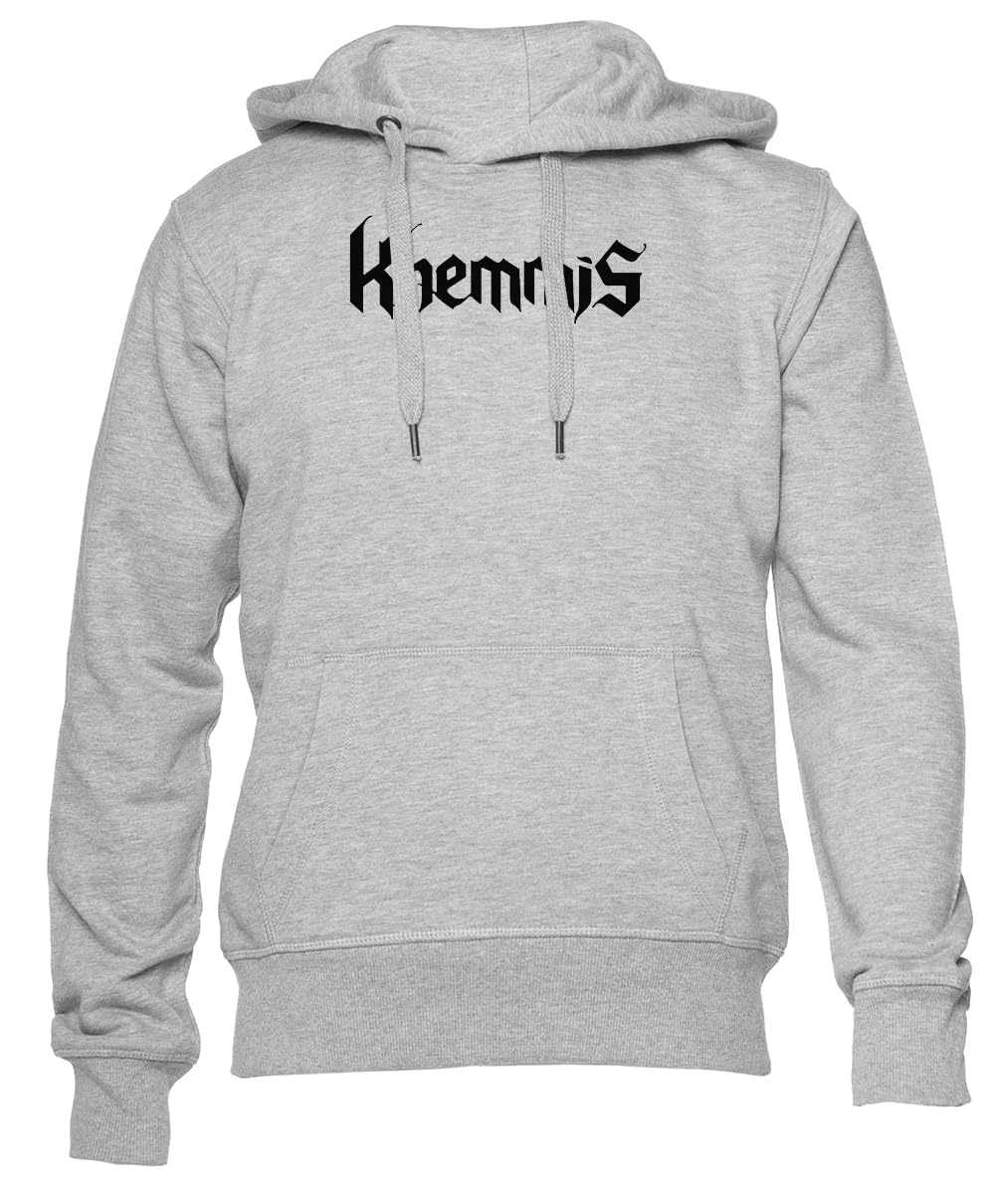 Newtee Khemmis Hoodie Unisexe Gris À Col Rond Unisex Grey Hoodie Crewneck