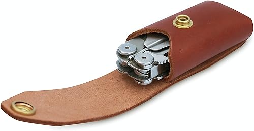 Miniatura 6 de American Bench Craft Funda de cuero remachado para múltiples herramientas para Leatherman Free P2, Leatherman Free P4 y Leatherman Signal - Funda de