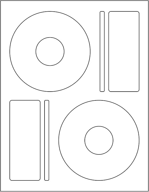 BESTeck 200 Memorex Compatible CD/DVD Labels. Large Center Style. 200 Total Labels with Spine and Case Labels. Compare to Matte Finish Memorex Labels. ...