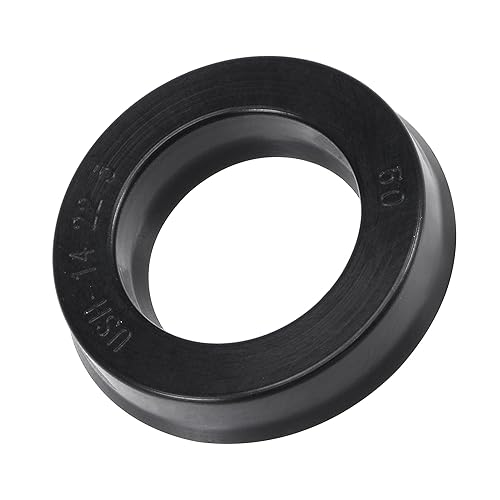 Miniatura 30 de MECCANIXITY USH - Sello radial para eje de 0.709 in de diámetro interior x 1.024 in de diámetro exterior x 0.197 in de ancho, color negro