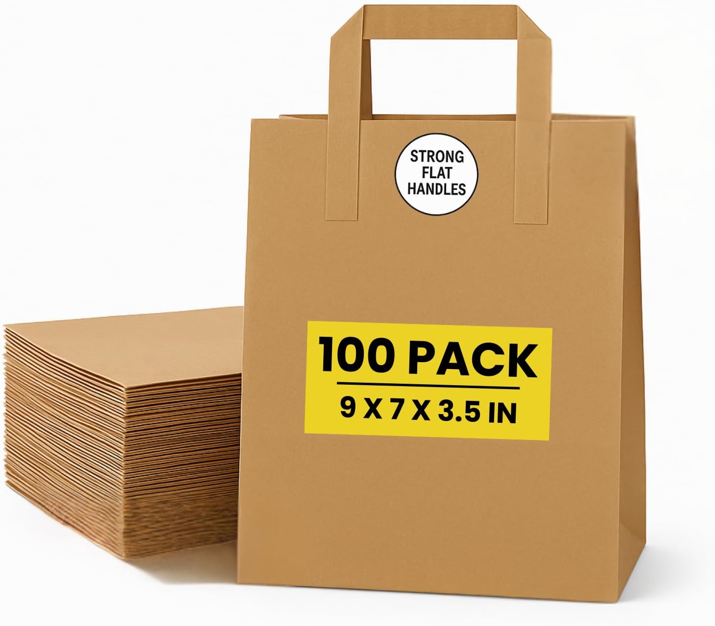 Brown Kraft Paper Bags with...