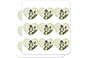 Avatar The Last Airbender Toph Heart Shaped Planner Calendar Scrapbook Craft Stickers