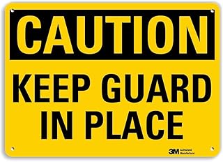 SmartSign “Caution - Keep Guard in Place†Sign | 10