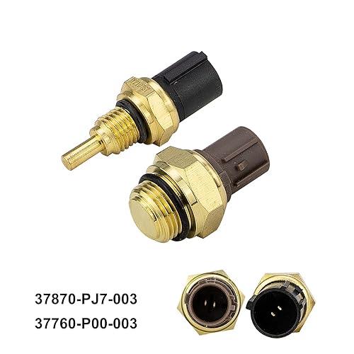 Miniatura 2 de Voilamart Engine Cooling Fan Switch and Coolant Temperature Sensor Compatible with 1992-2006 Honda Accord Civic CR-V Element Odyssey, Acura CL
